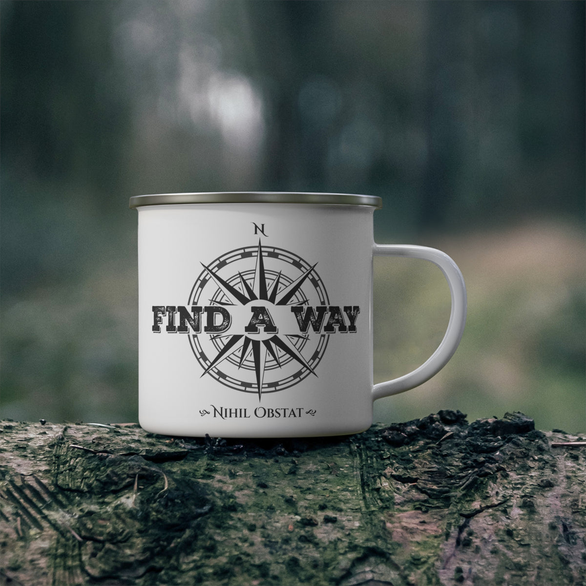 Find a Way Enamel Camping Mug