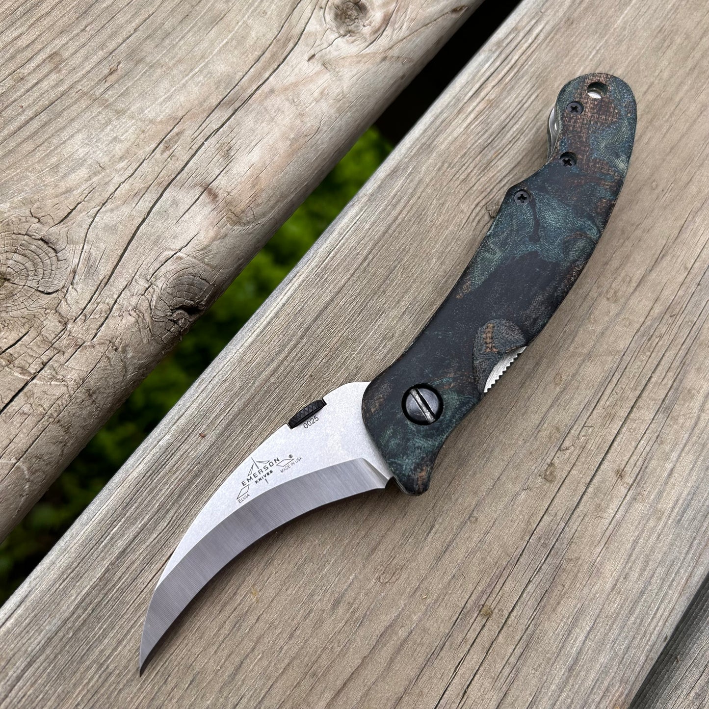 Elvia Handles -Canvas Micarta