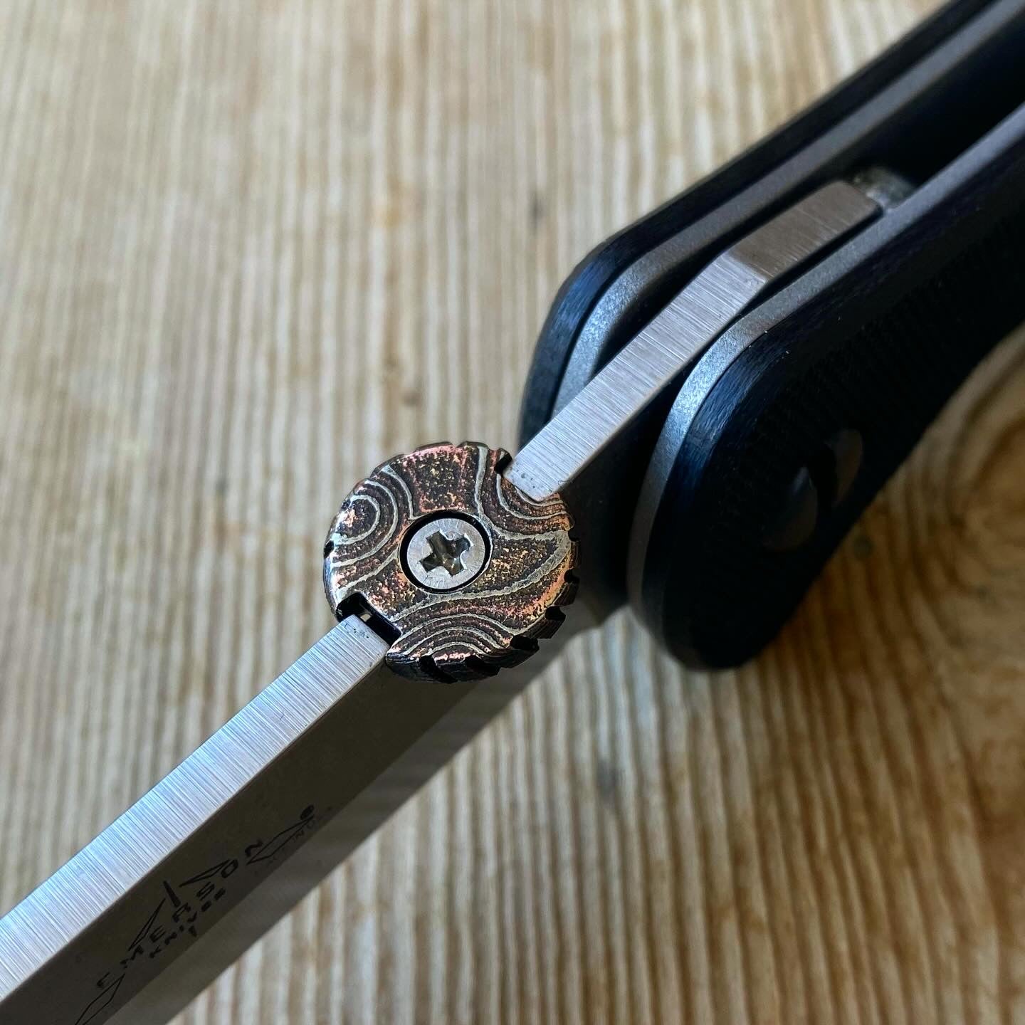 Mokume oversized disc