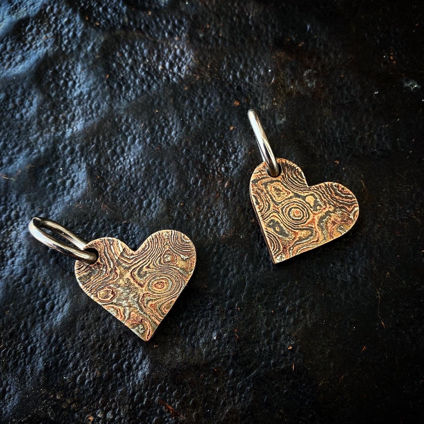 Mokume Cupid Pendant