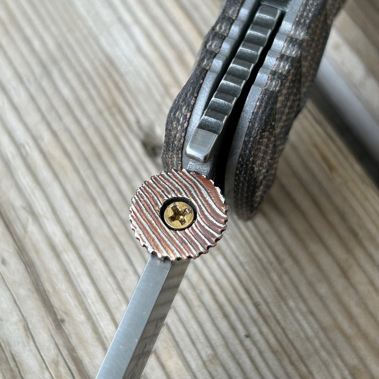 Mokume oversized disc