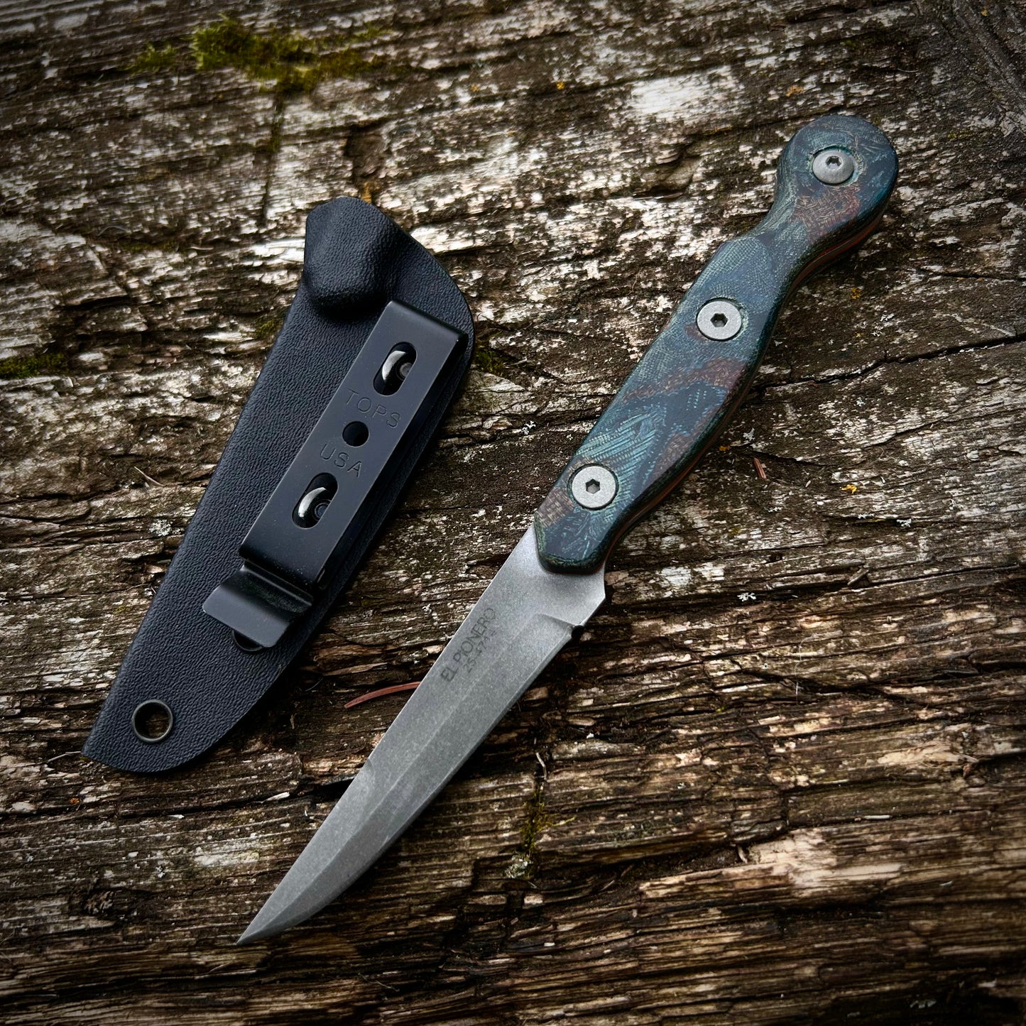 Tops El Pionero Handles w/G-10 Liner