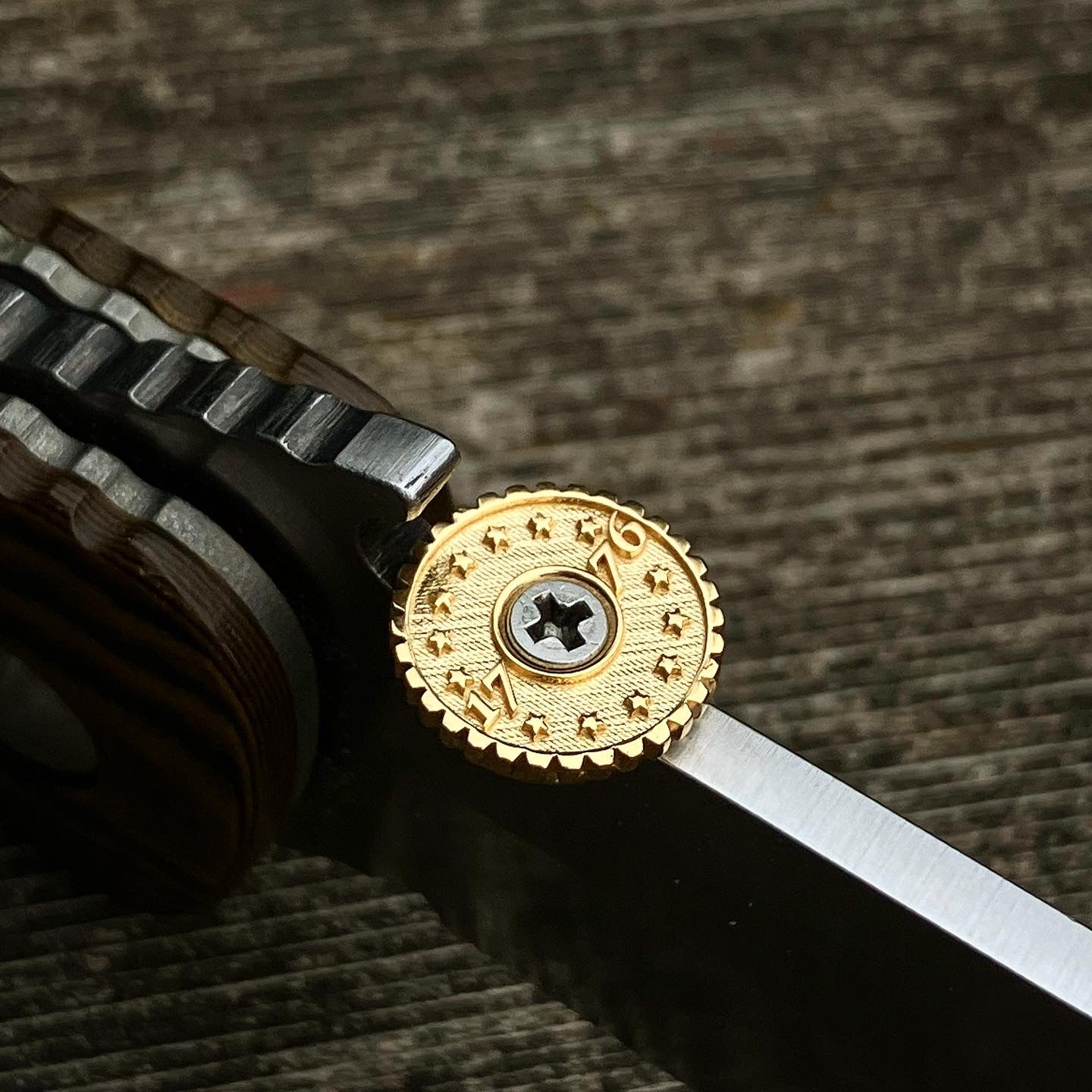 18k Gold Plated 1776