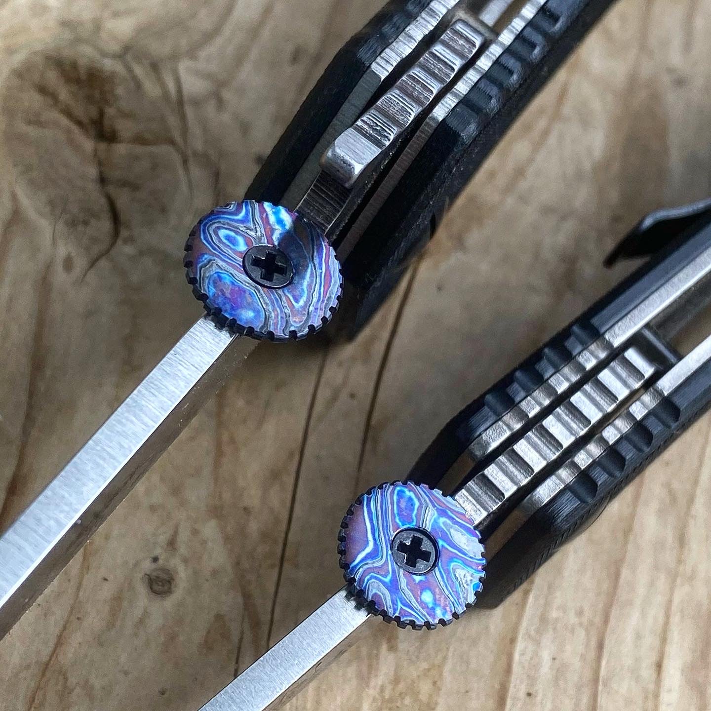Black Timascus Thumbdisc