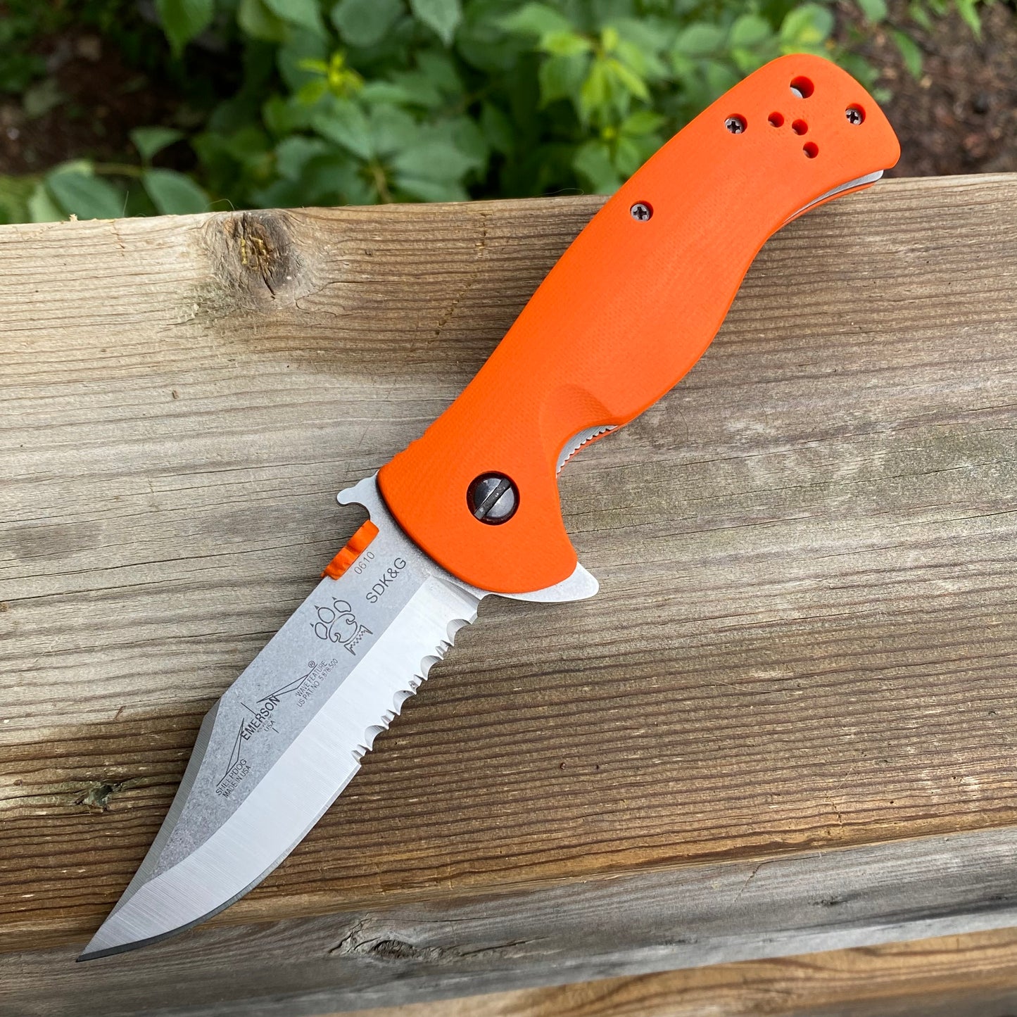 Emerson Sheepdog Handles (Orange G10)