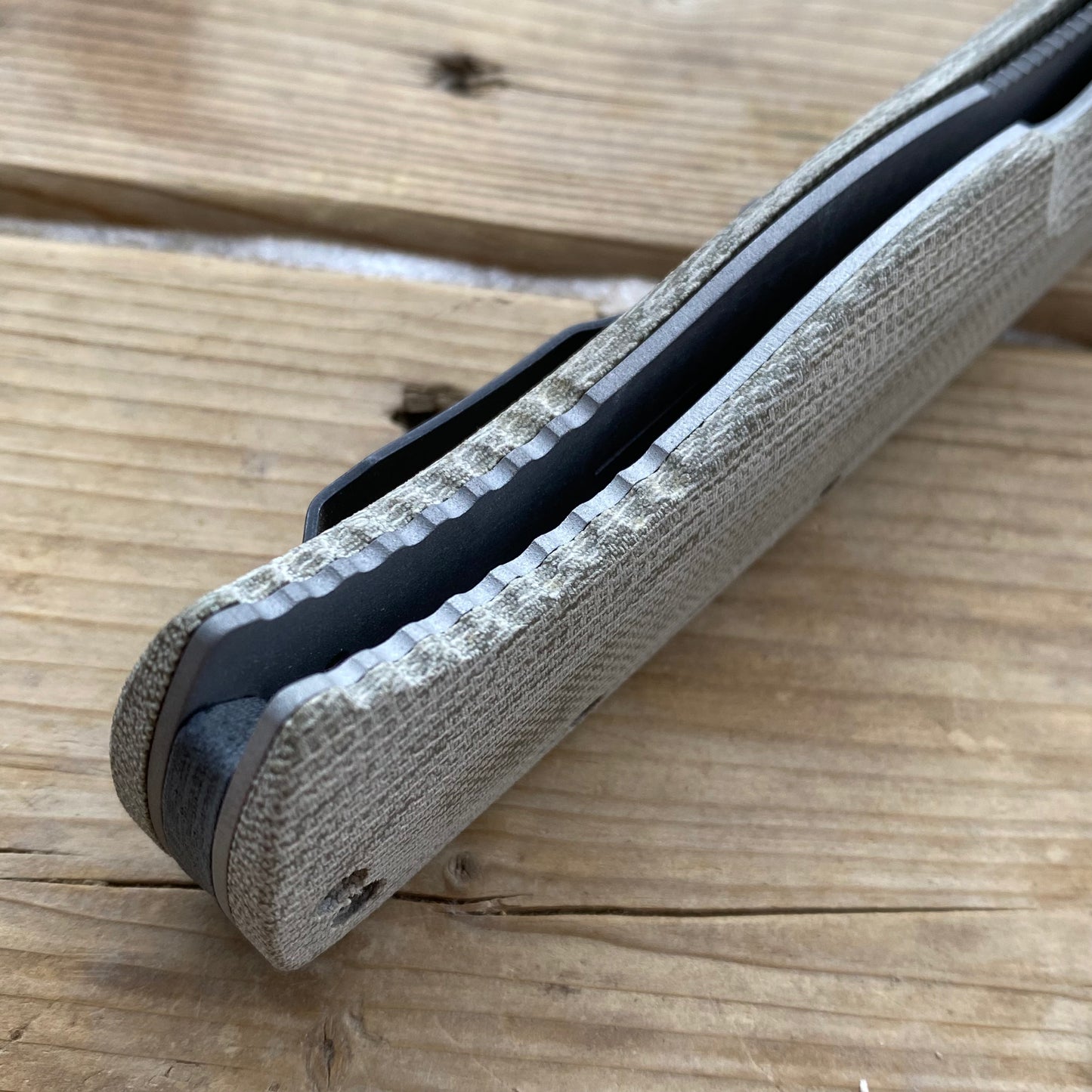 Super CQC7 Handles - Green Micarta
