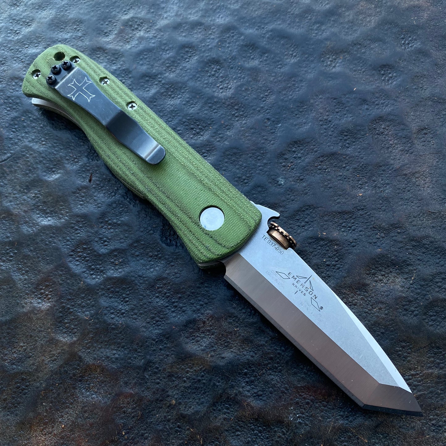 Cqc7 handles - “KellyGreen” Micarta