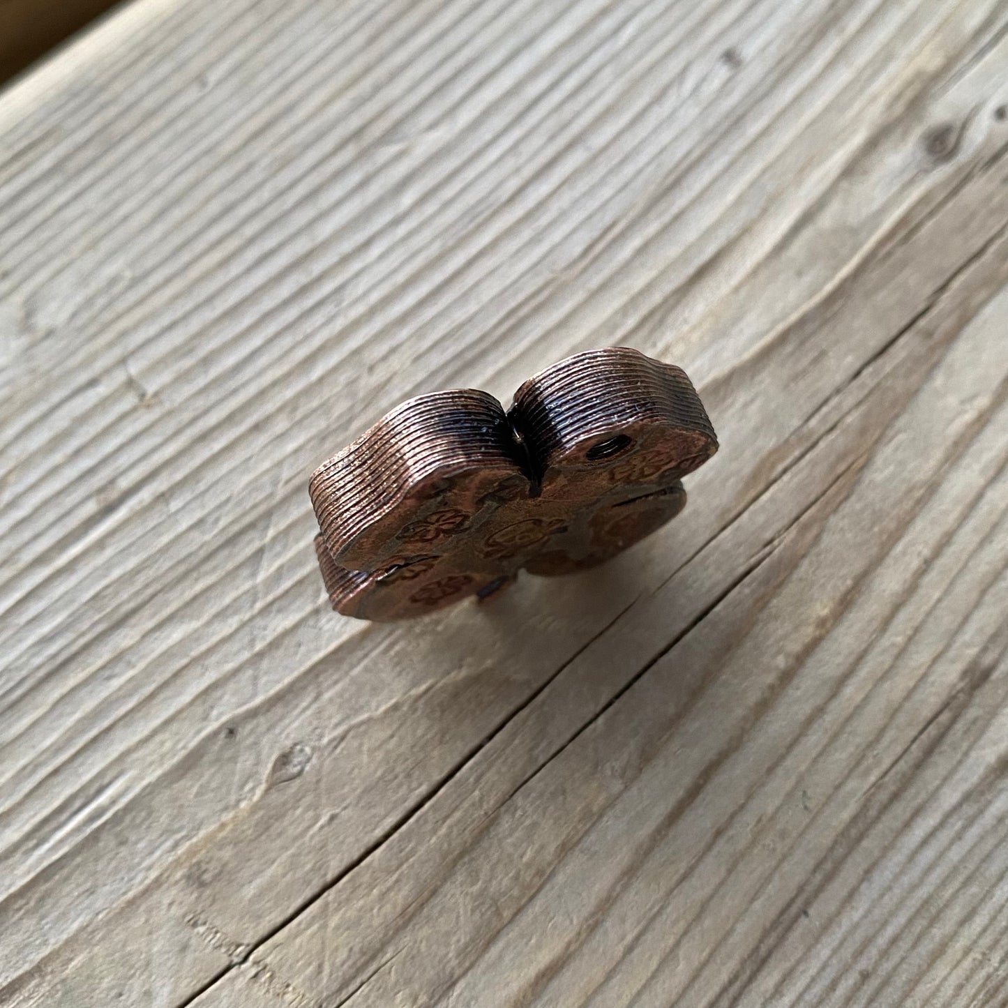 Mokume Shamrock Pendant