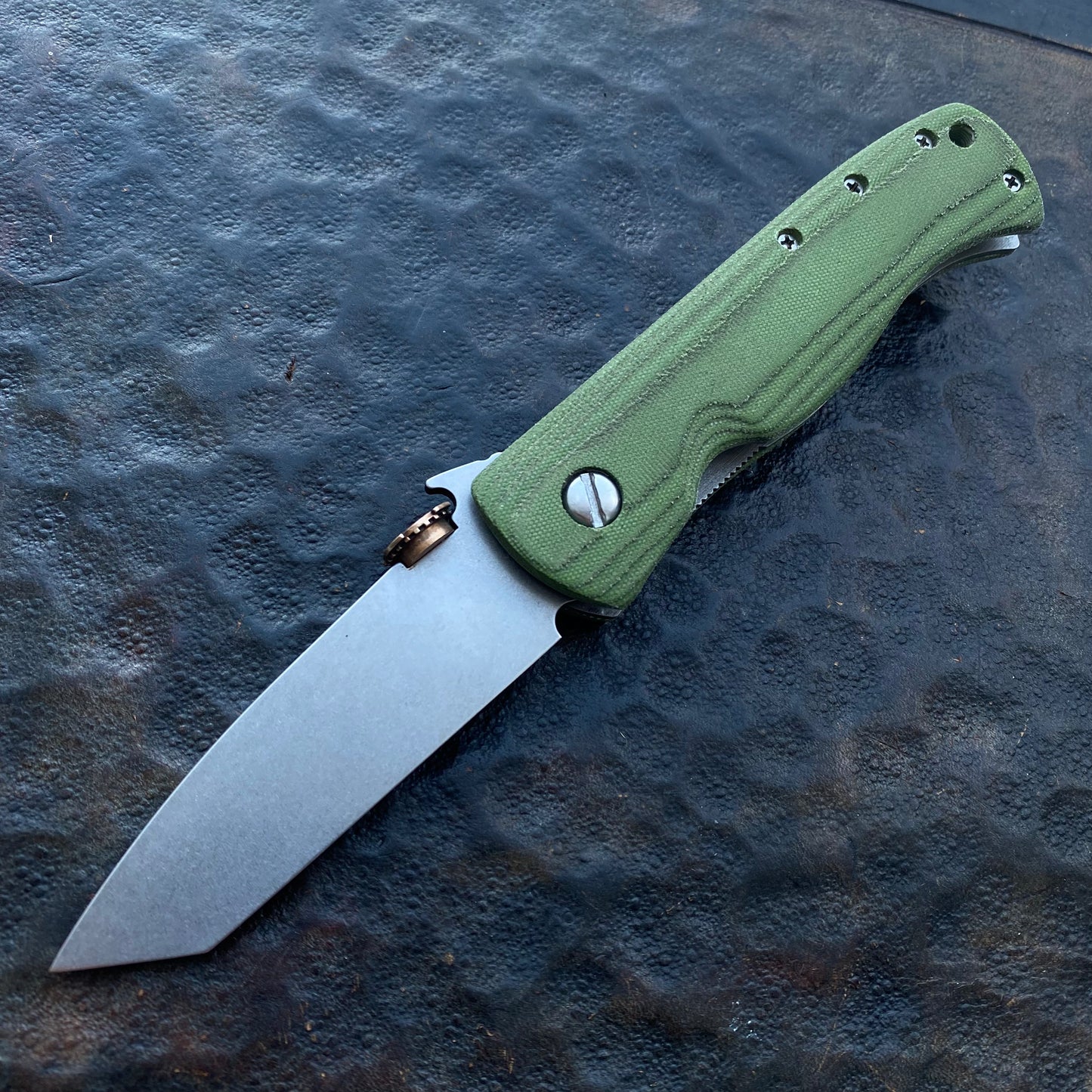 Cqc7 handles - “KellyGreen” Micarta