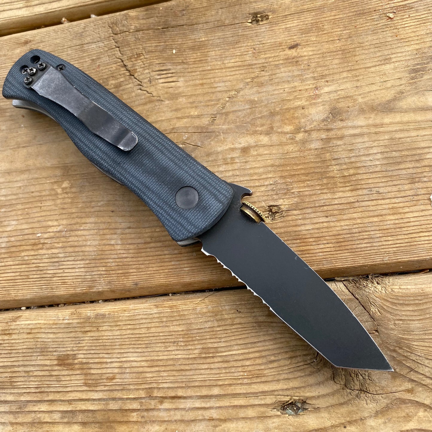 CQC7 handles - double black canvas