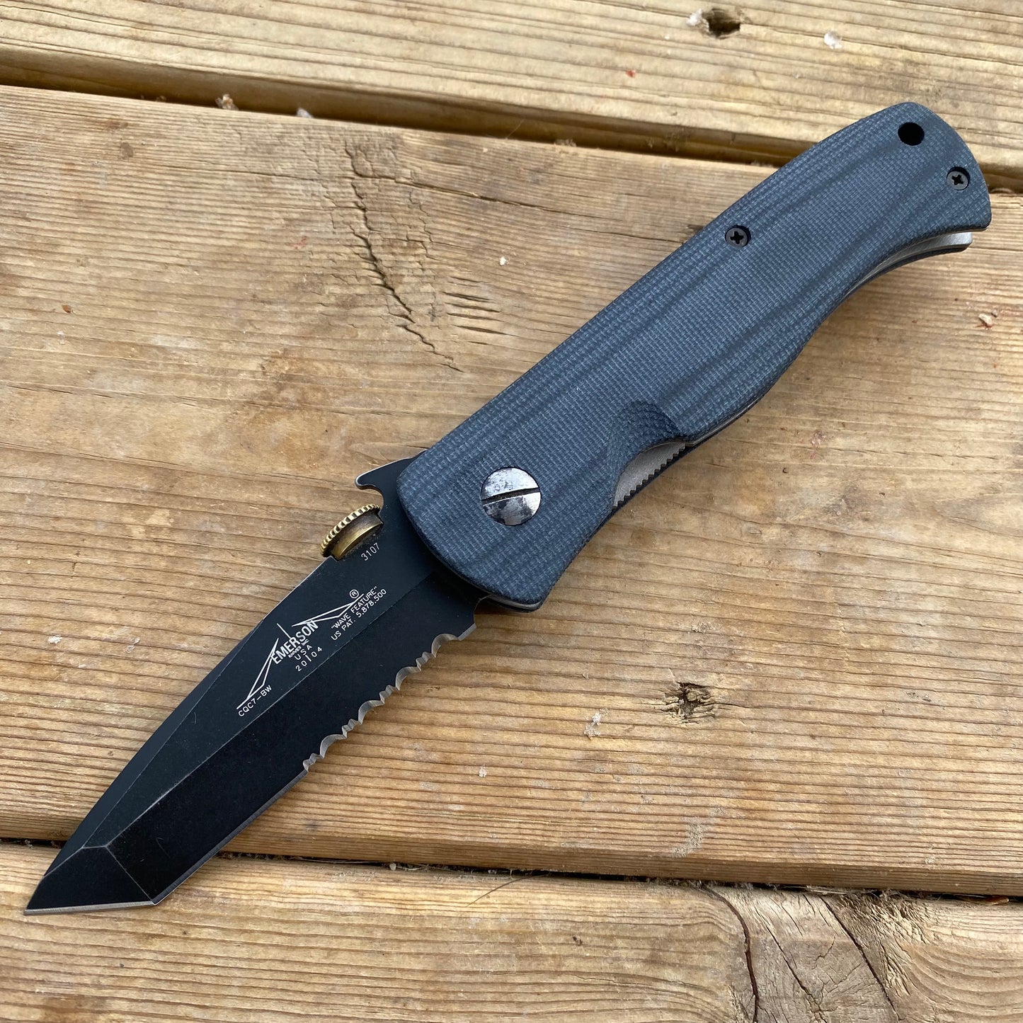 CQC7 handles - double black canvas