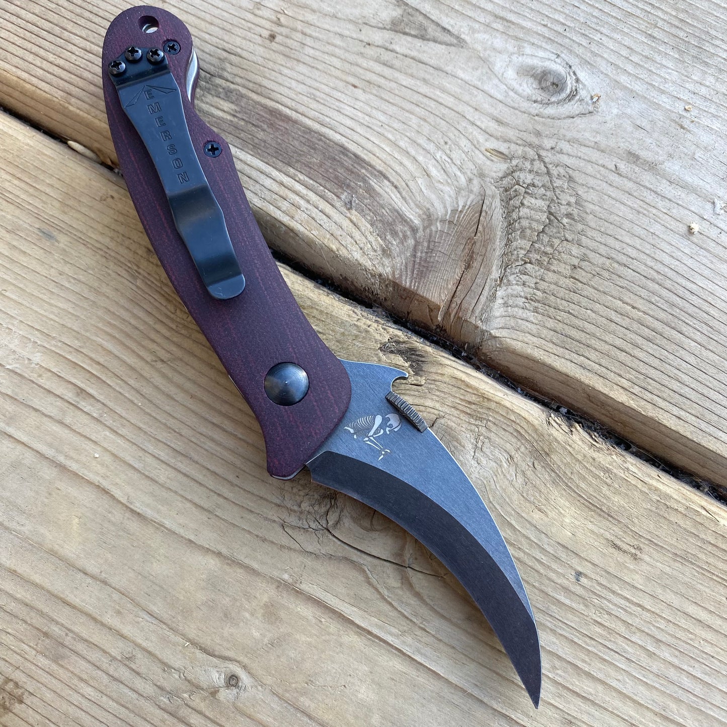 Elvia Handles -Canvas Micarta