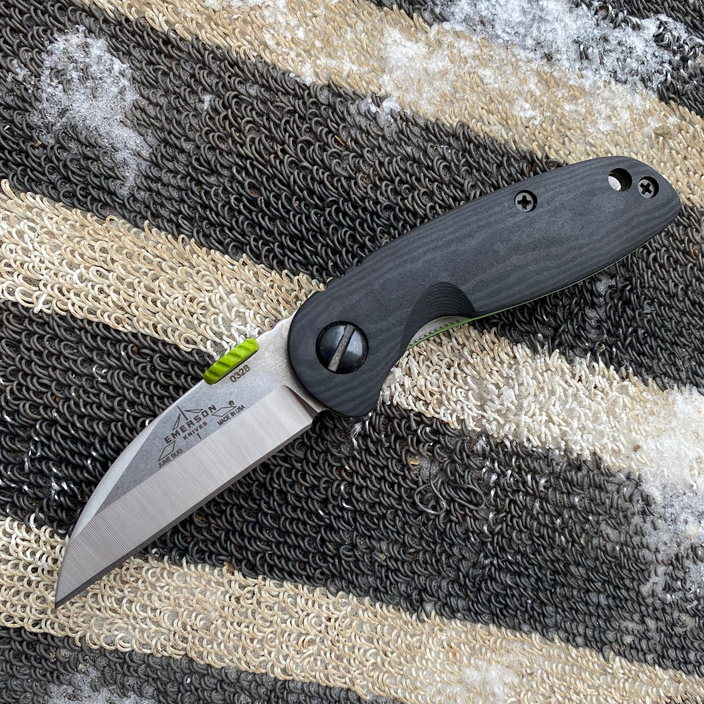 June Bug Handles - Black Richlite w/ Toxic Liners