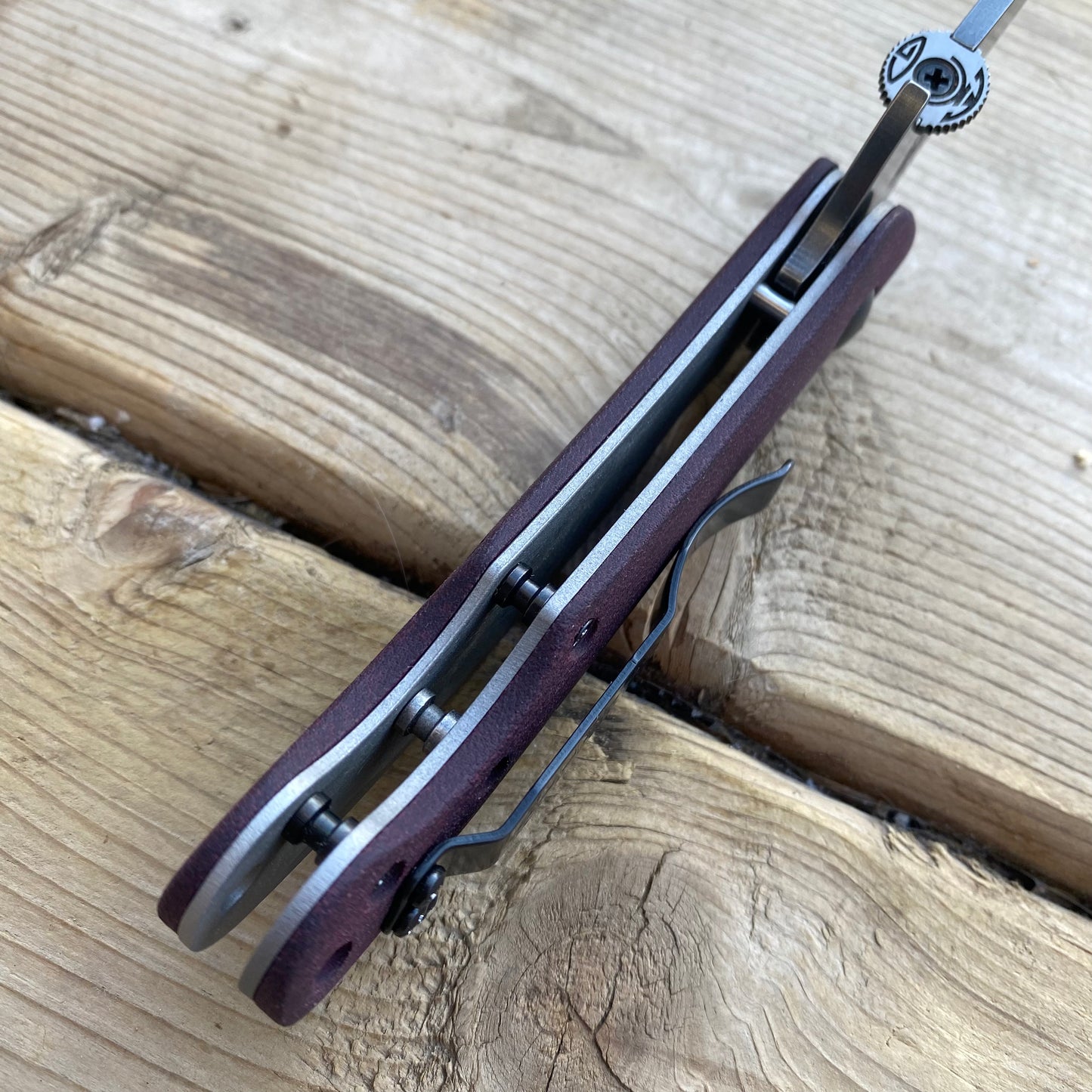 Elvia Handles -Canvas Micarta