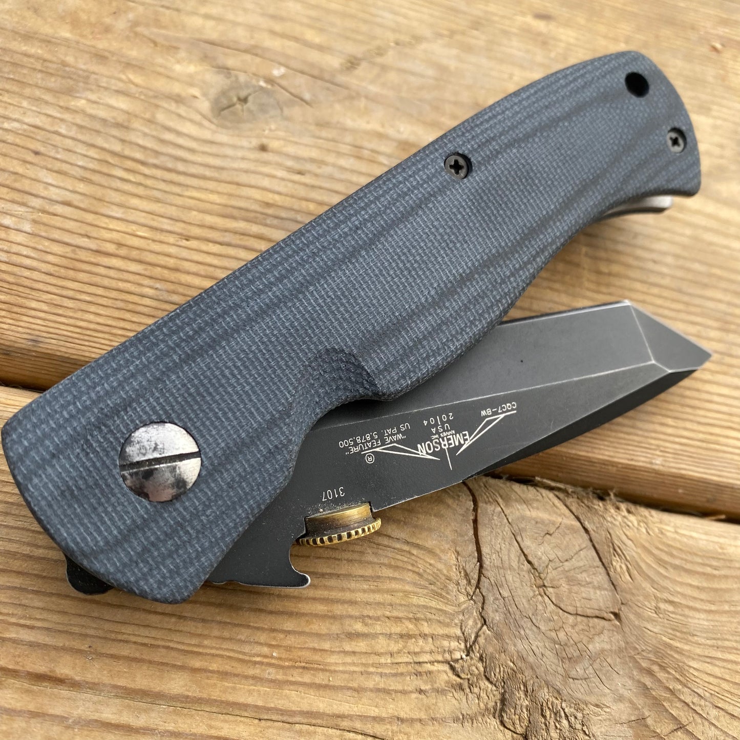 CQC7 handles - double black canvas
