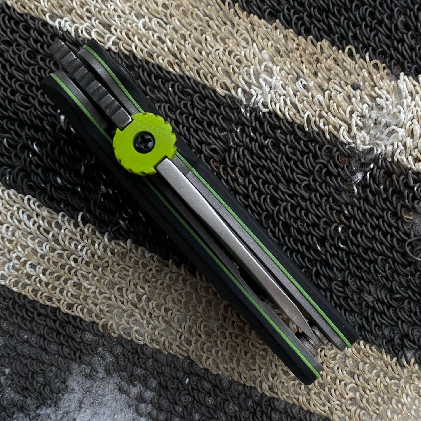 June Bug Handles - Black Richlite w/ Toxic Liners