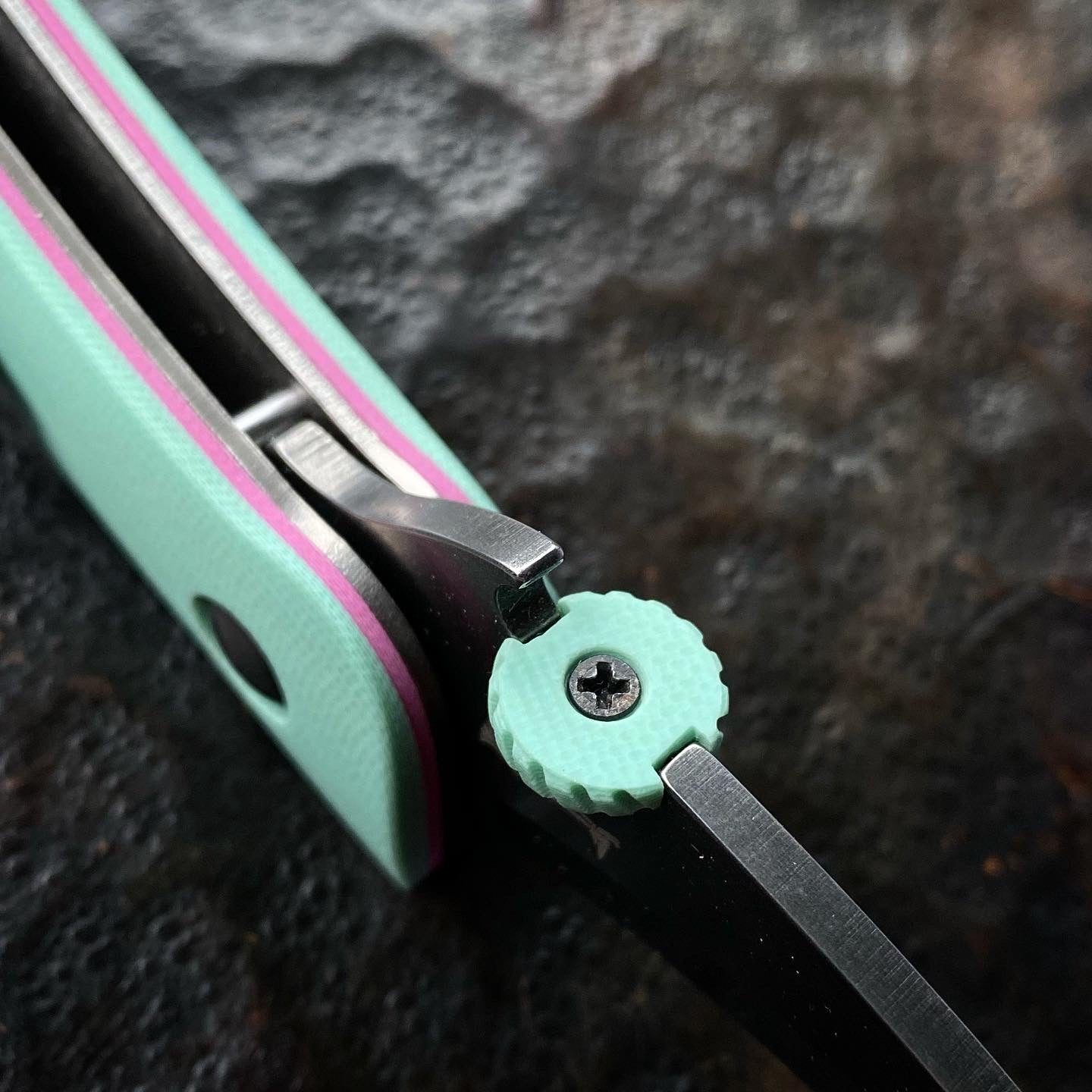 Elvia Handles - Tiffany Blue G10