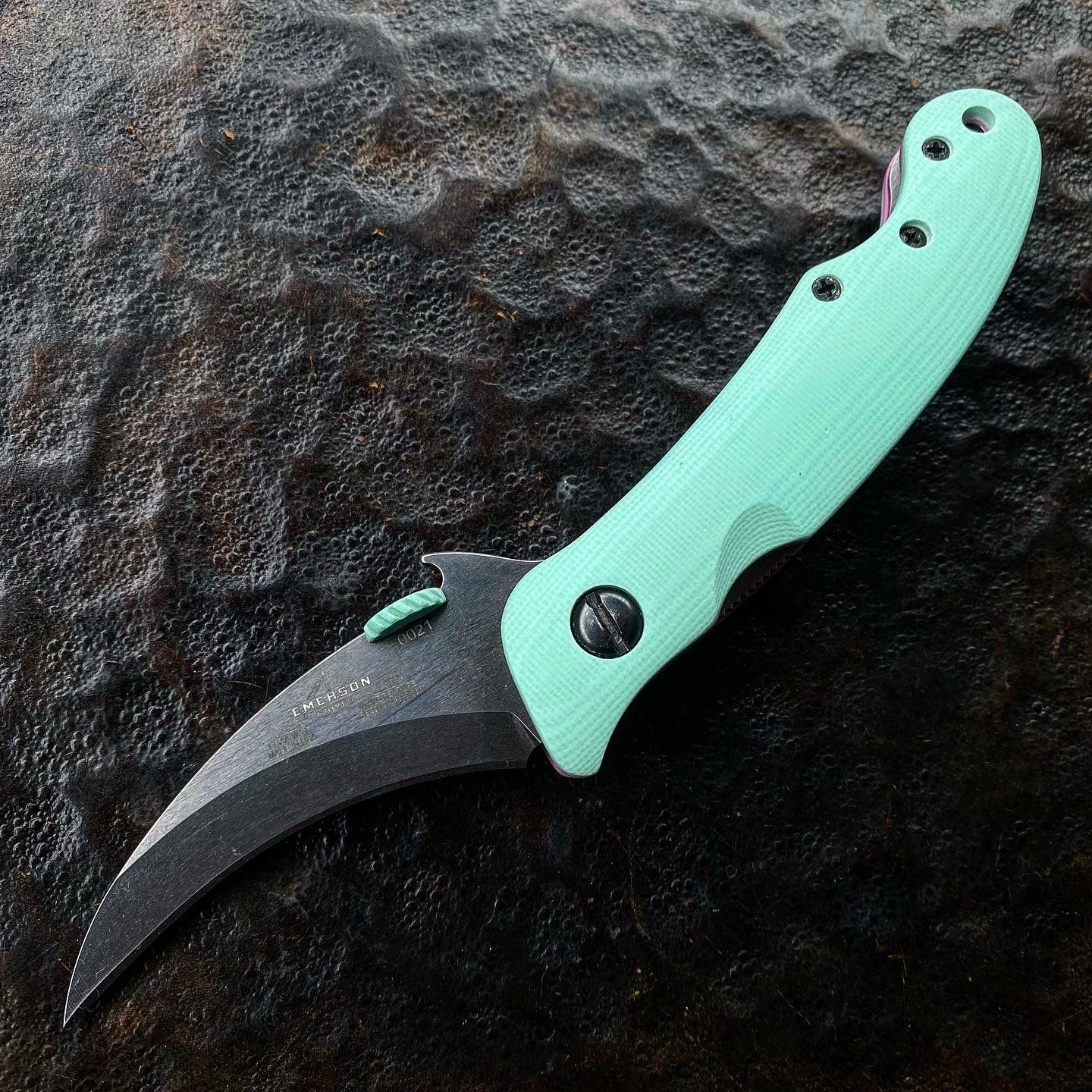 Elvia Handles - Tiffany Blue G10