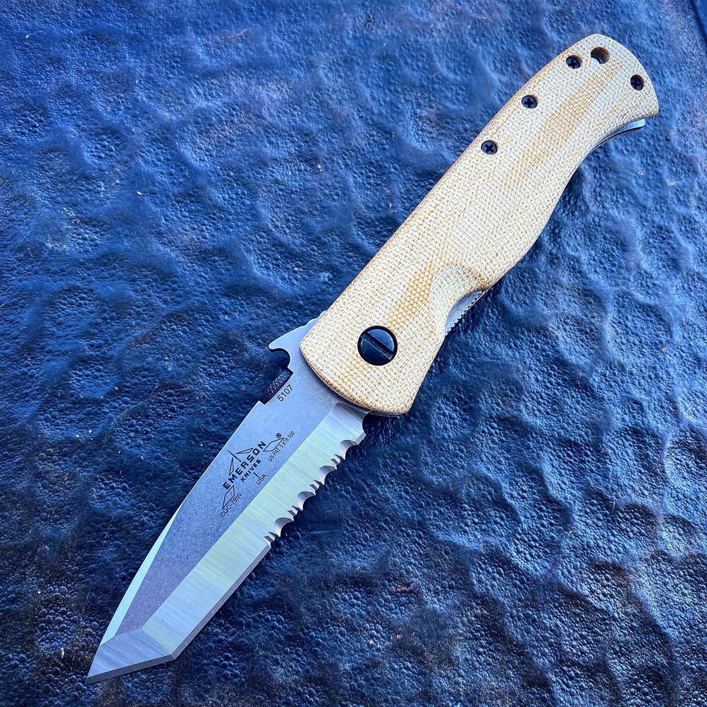 CQC7 stand-off model - Canvas Micarta