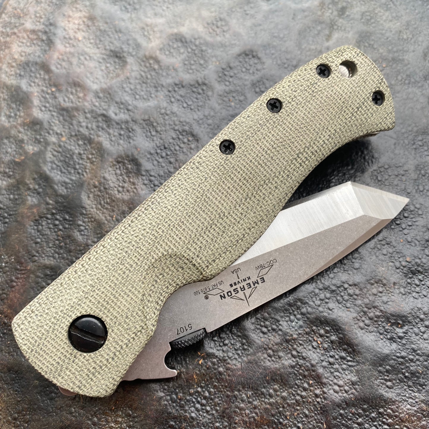 CQC7 stand-off model - Canvas Micarta