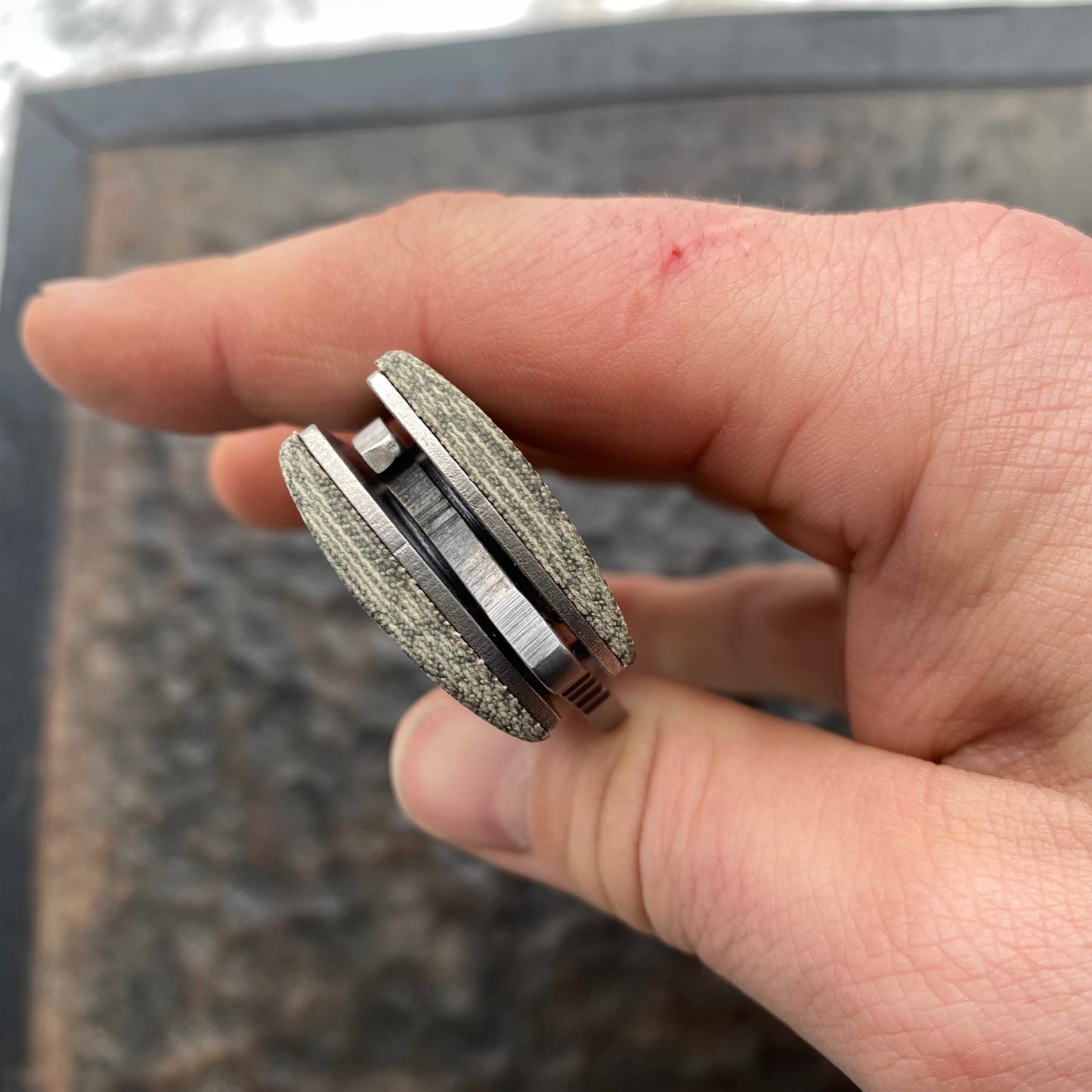 CQC7 stand-off model - Canvas Micarta