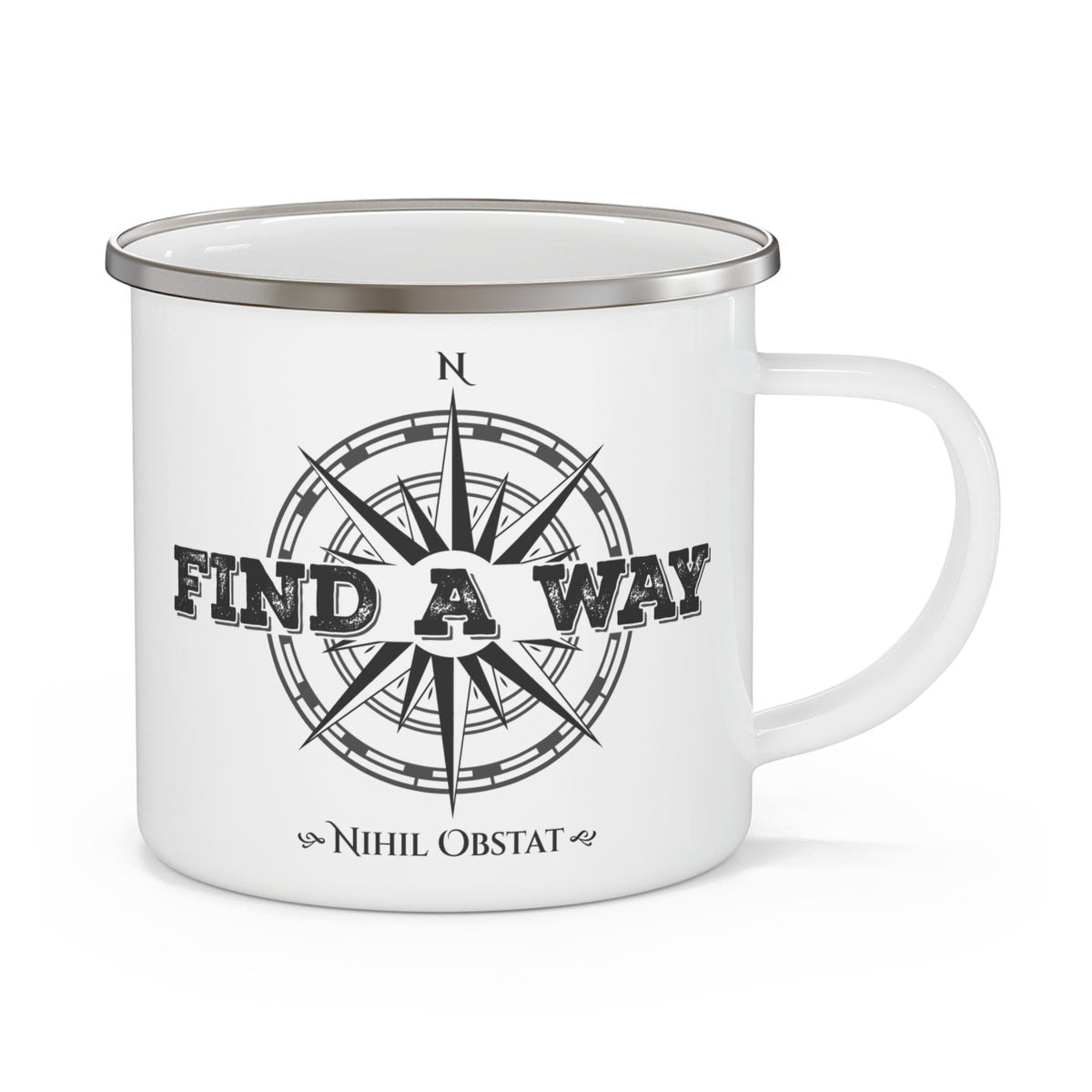 Find a Way Enamel Camping Mug