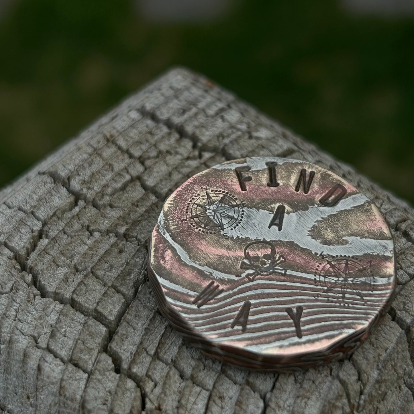 Auction Pendant - Mokume Shamrock