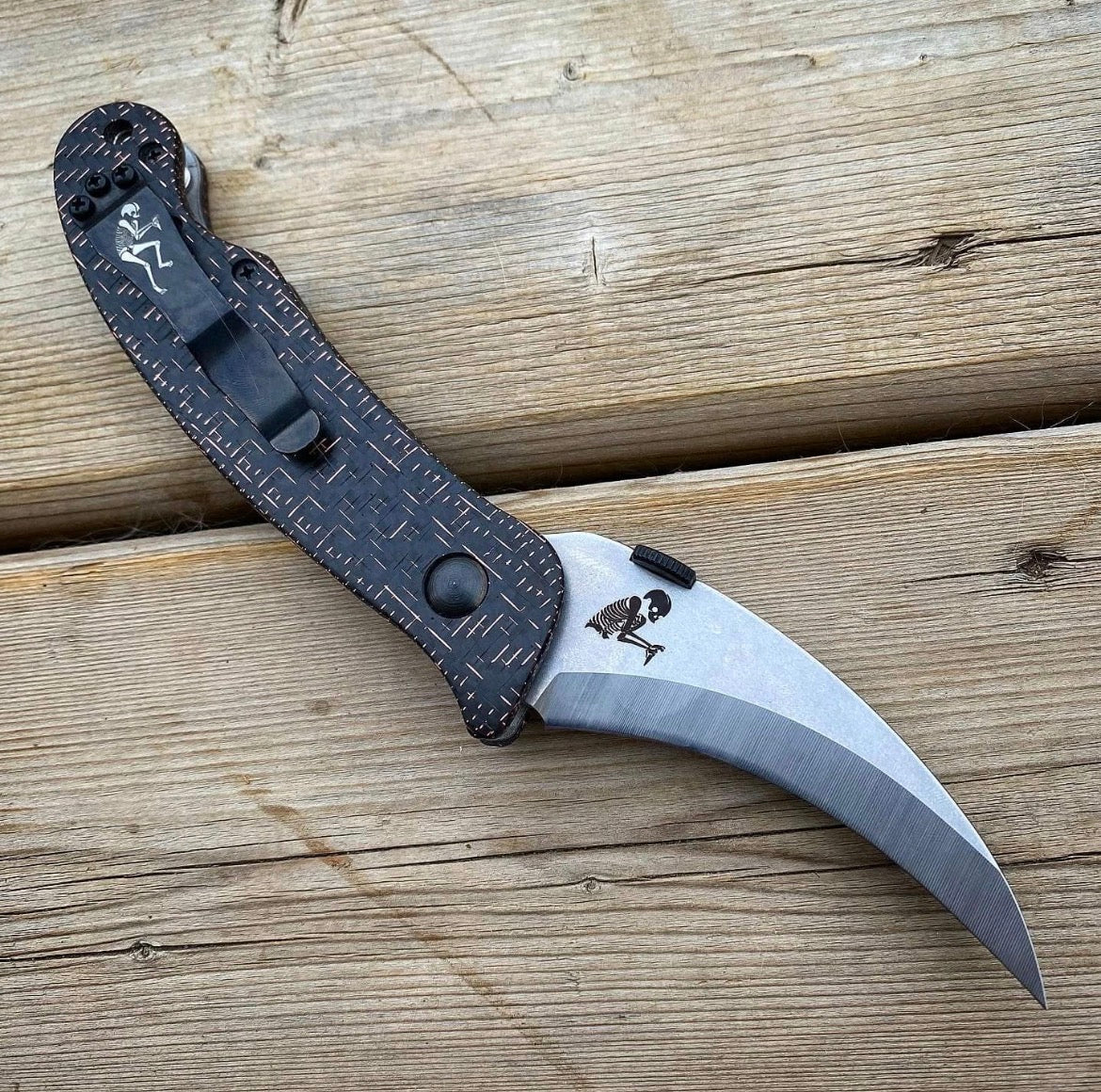 • Pre Order • Copper Weave Carbon Fiber