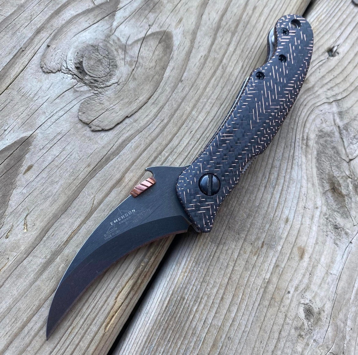 • Pre Order • Copper Weave Carbon Fiber