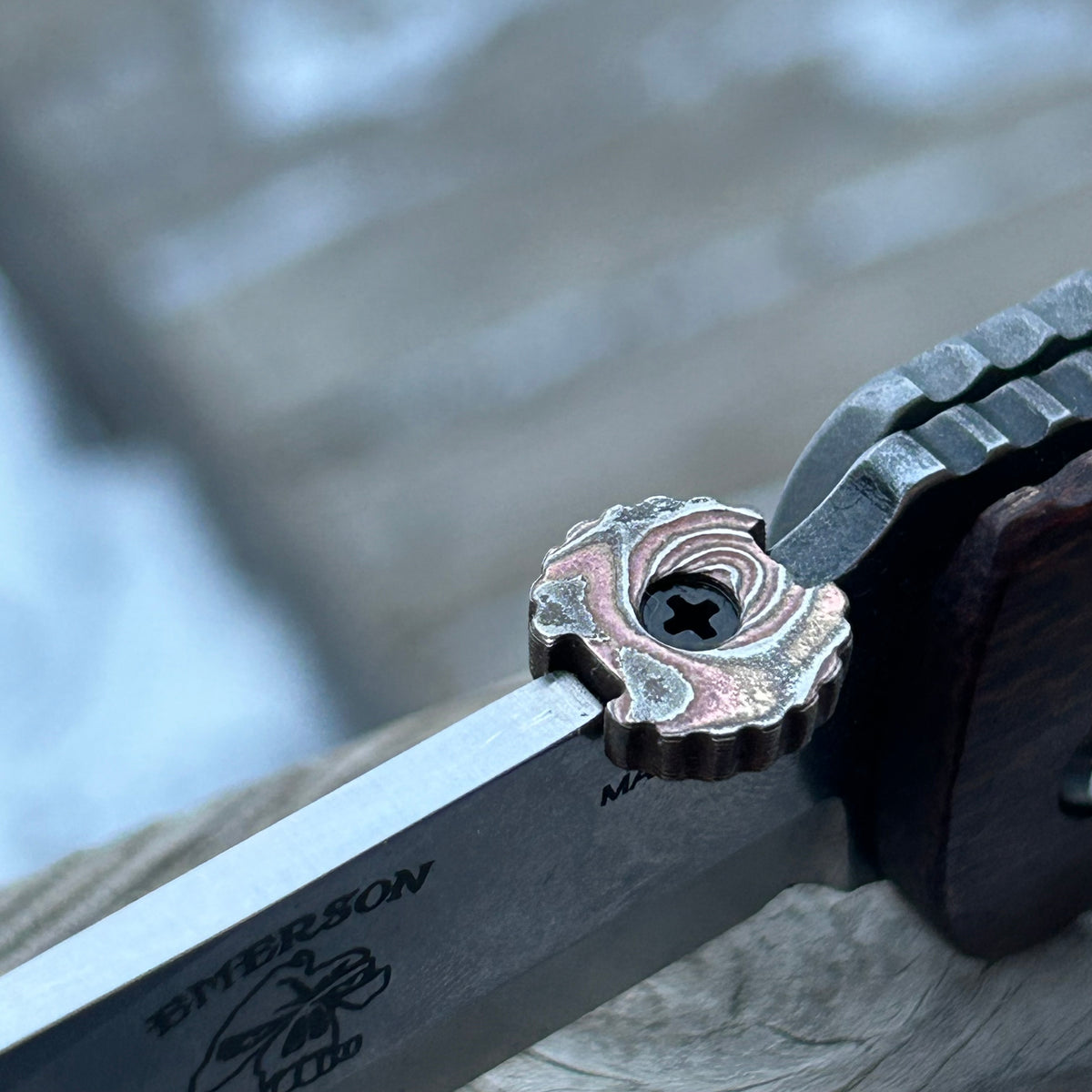 Mokume oversized disc